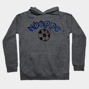 Mbappe text + Soccer ball Hoodie